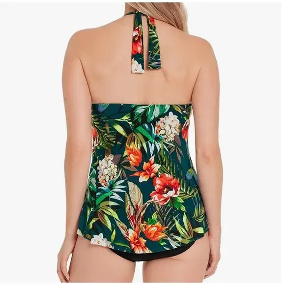 Magicsuit SERENITY SOPHIE Halter Underwire Tankini Swim Top & Bottom | Sz 12 - Picture 7 of 10